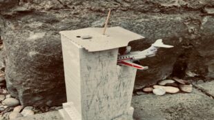 9/11 Flugzeug fliegt in World Trade Center.